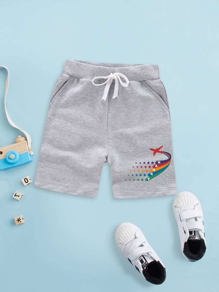  Casual Letter Toddler Boys Bottoms 6146