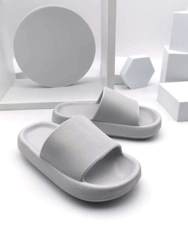  Grey  Kids Slippers 2121