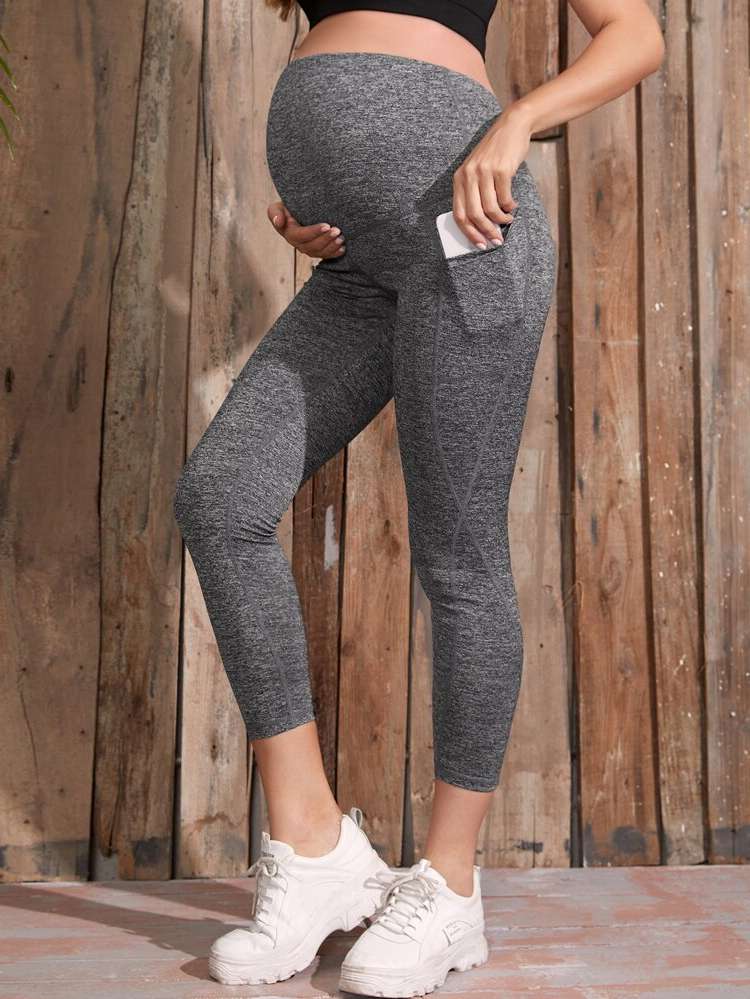   Grey Maternity 5166