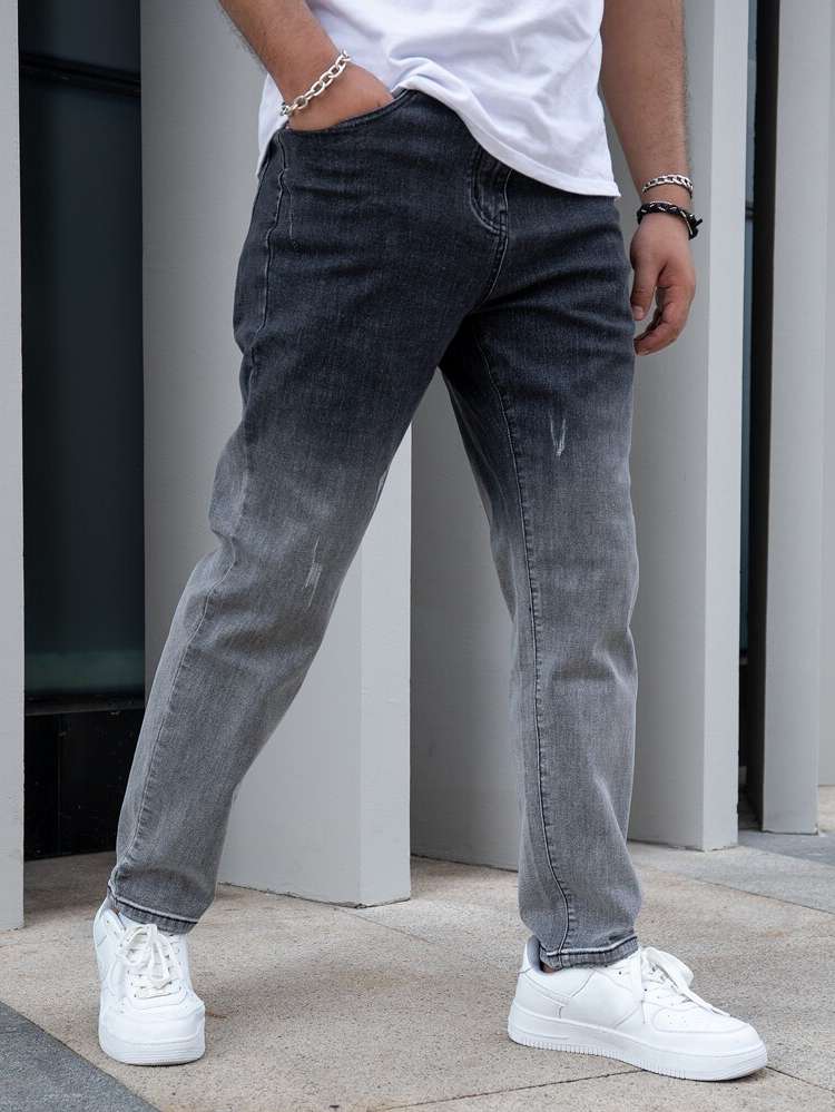  Grey Regular Fit Men Denim 9313