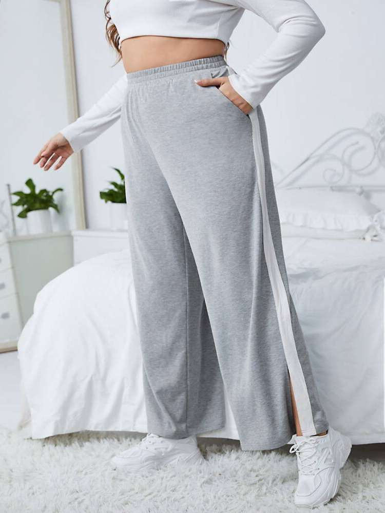 Long  Loose Plus Size Sweatpants 1862