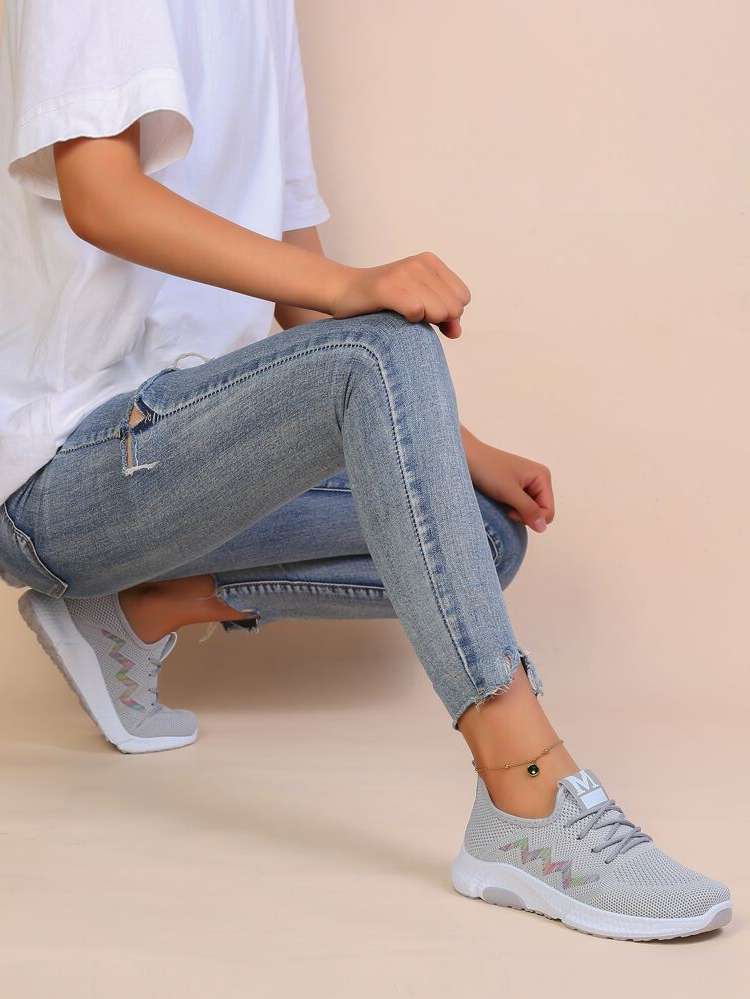  Grey  Women Sneakers 7783