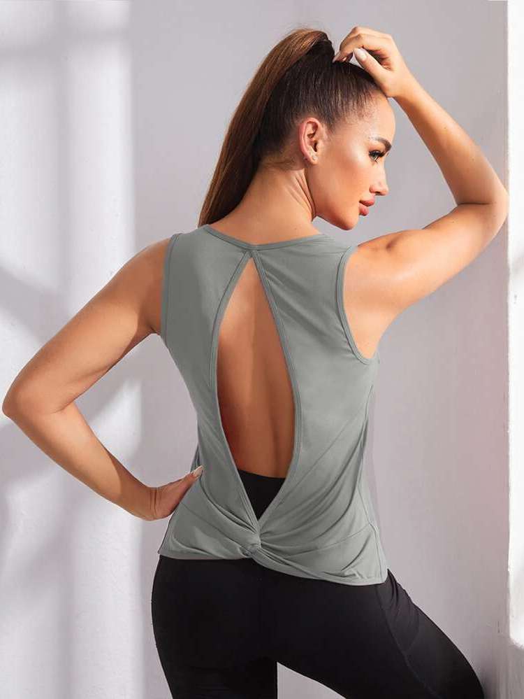 Cut Out Regular Fit Women Activewear 1584