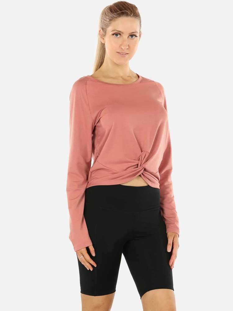  Scoop Neck Regular Regular Fit Women Active Tops 1444