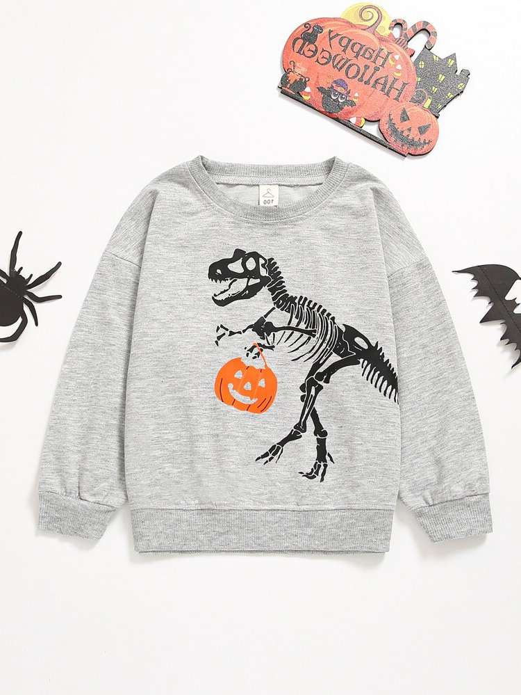  Dinosaur Grey Regular Kids Clothing 1686