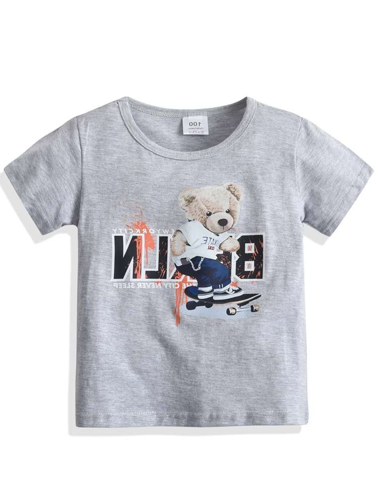  Regular Fit Short Sleeve Kids Clothing 2173