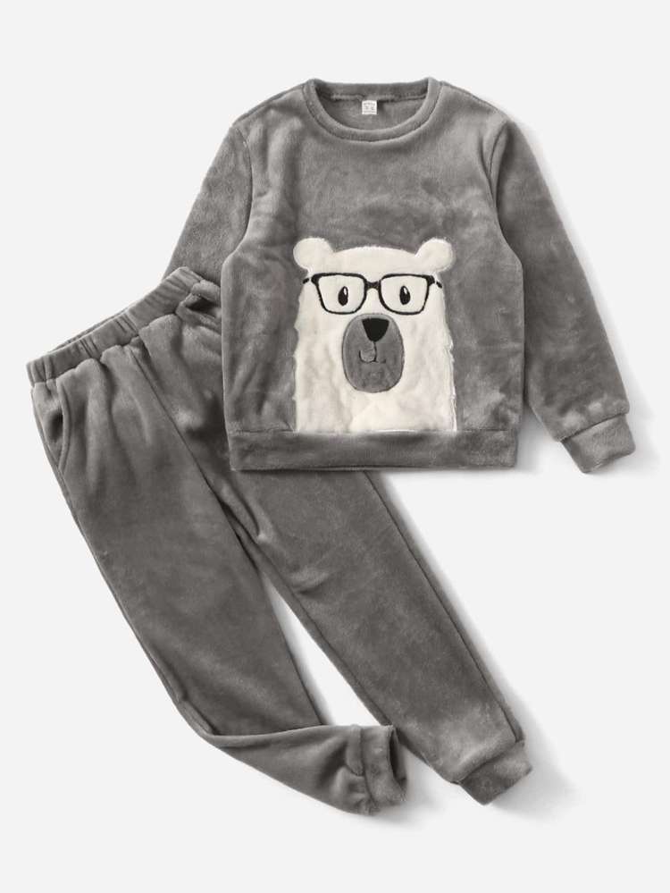 Cartoon Pocket  Boys Loungewear 532