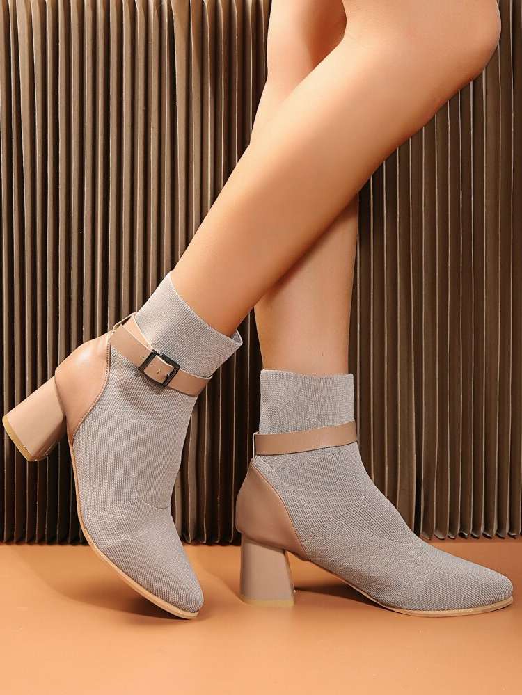  Grey Fashionable Women Shoes 1999