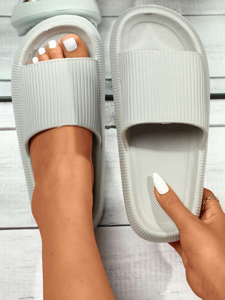   Grey Women Slides 204