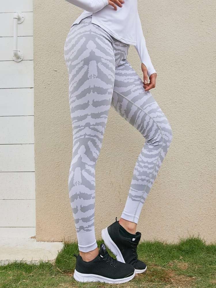  Zebra Stripe Women Activewear 6154