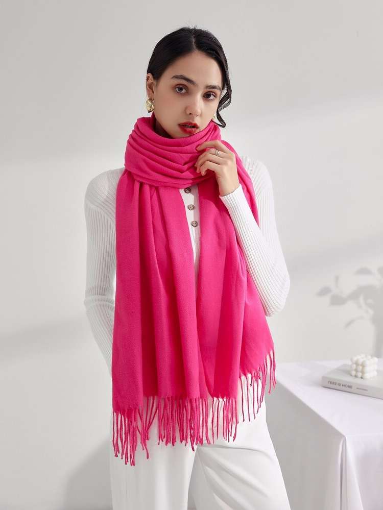  Hot Pink  Scarves 855