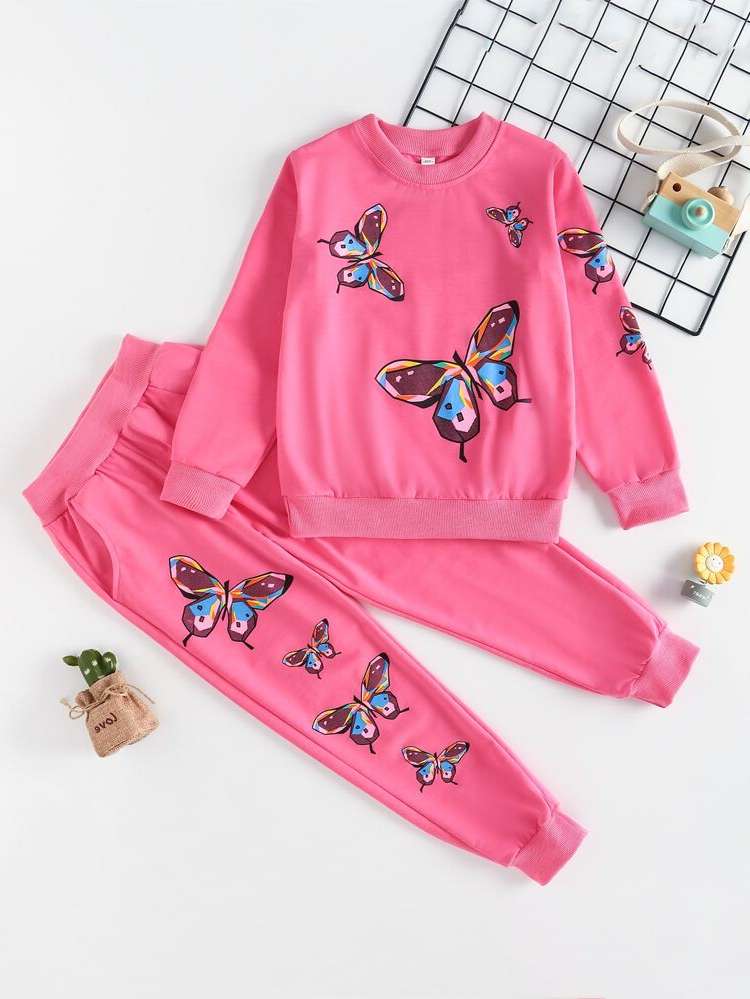 Animal Long Sleeve Round Neck Casual Kids Clothing 9029