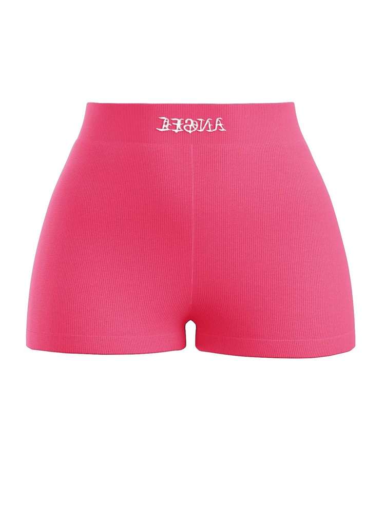  Skinny Letter Sporty Plus Size Bottoms 7087