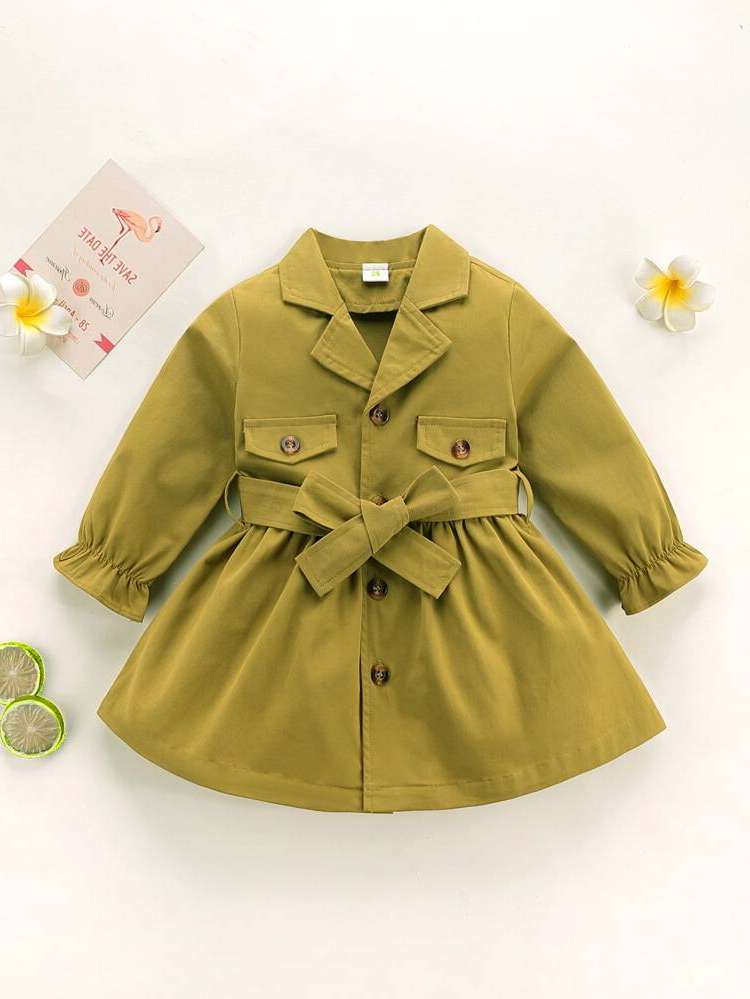 Khaki Long Casual Baby  Mom 650