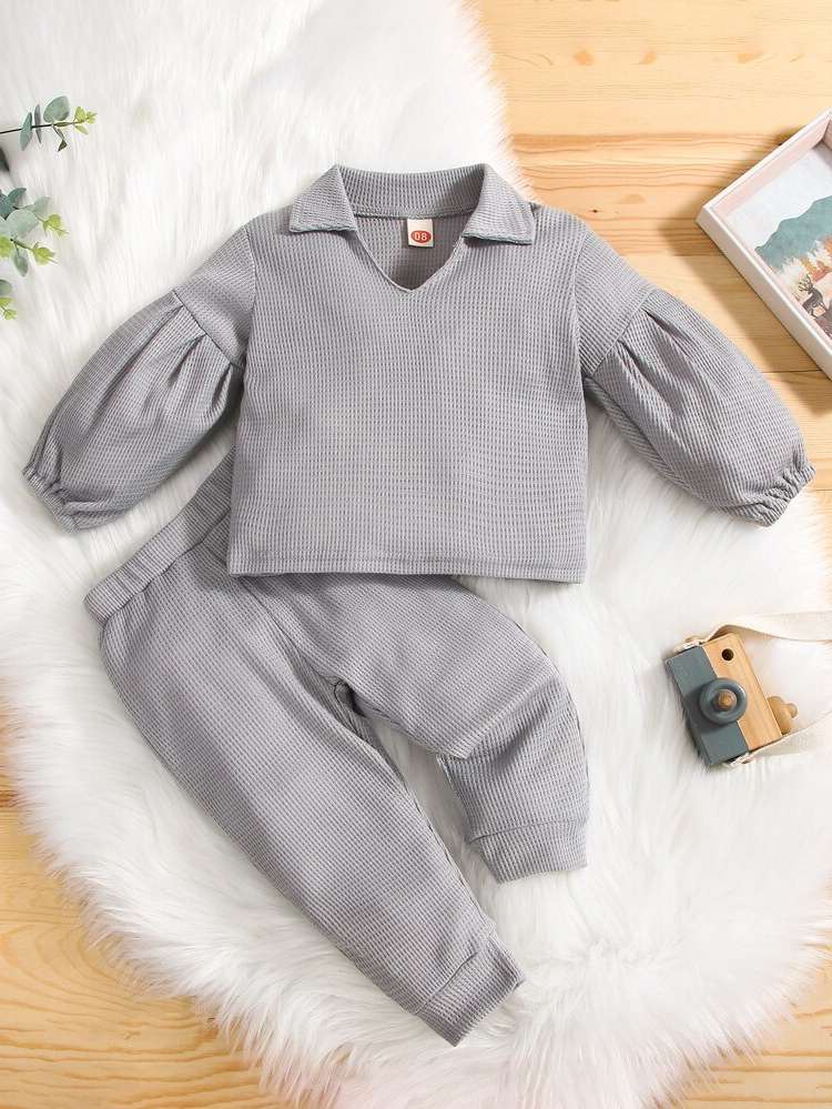 Plain Casual Regular Fit Baby Sets 5280