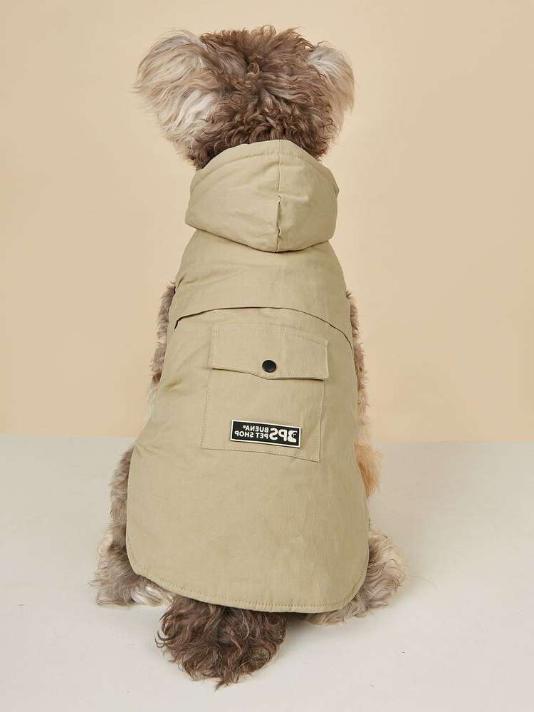  Khaki Letter Pet Clothing 7371