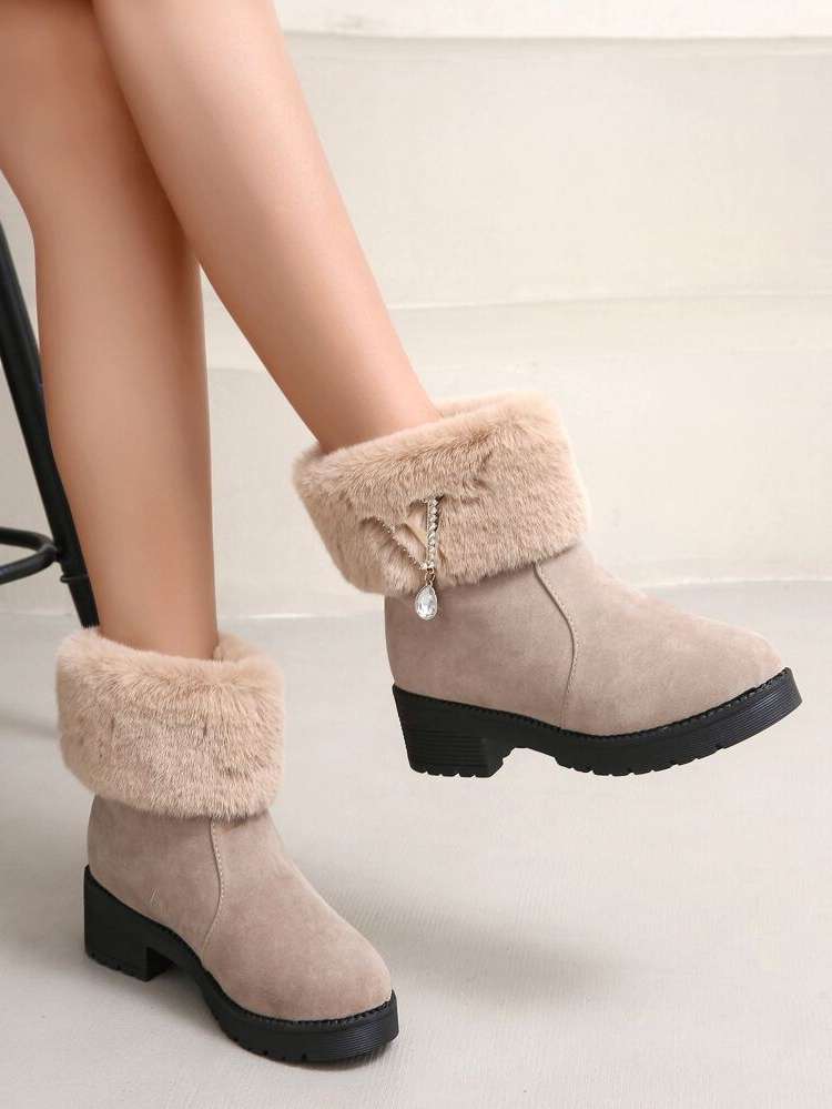   Plain Women Boots 4143