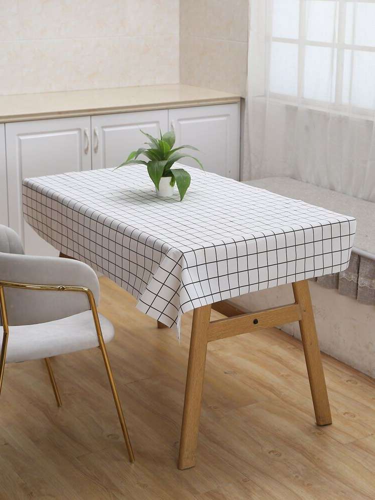 Plaid Khaki Kitchen  Dining 9484