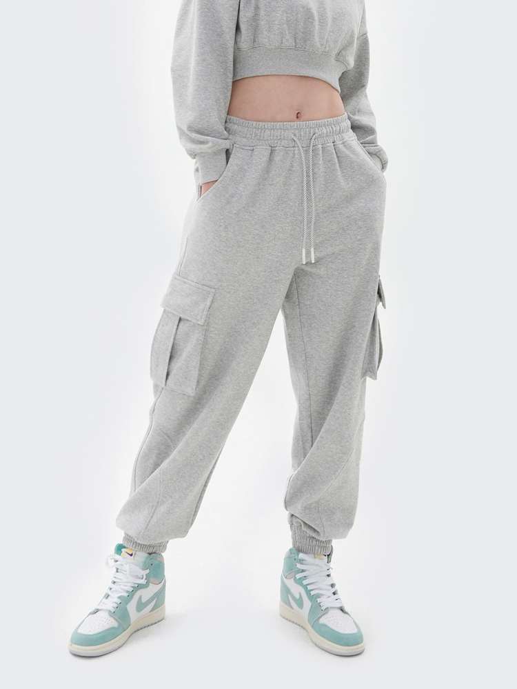 Pocket  Loose Women Sweatpants 7954