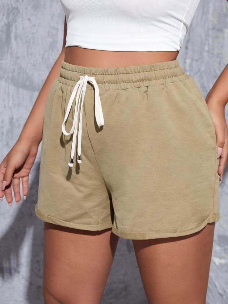  Plants Plus Size Shorts 5121