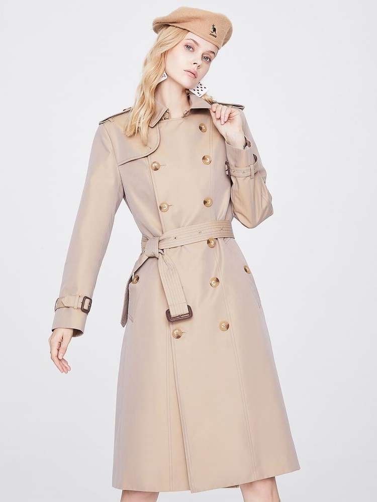 Plain Collar Regular Fit Women Outerwear 9311