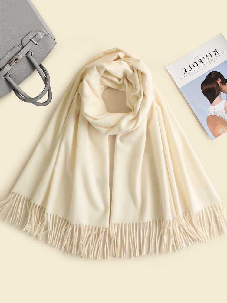  Light Grey Casual Scarves 5457