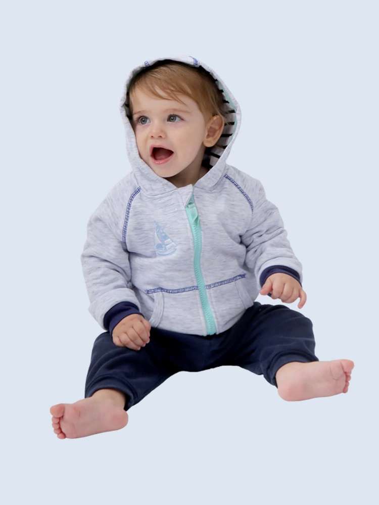  Regular Hooded Embroidery Baby  Mom 471