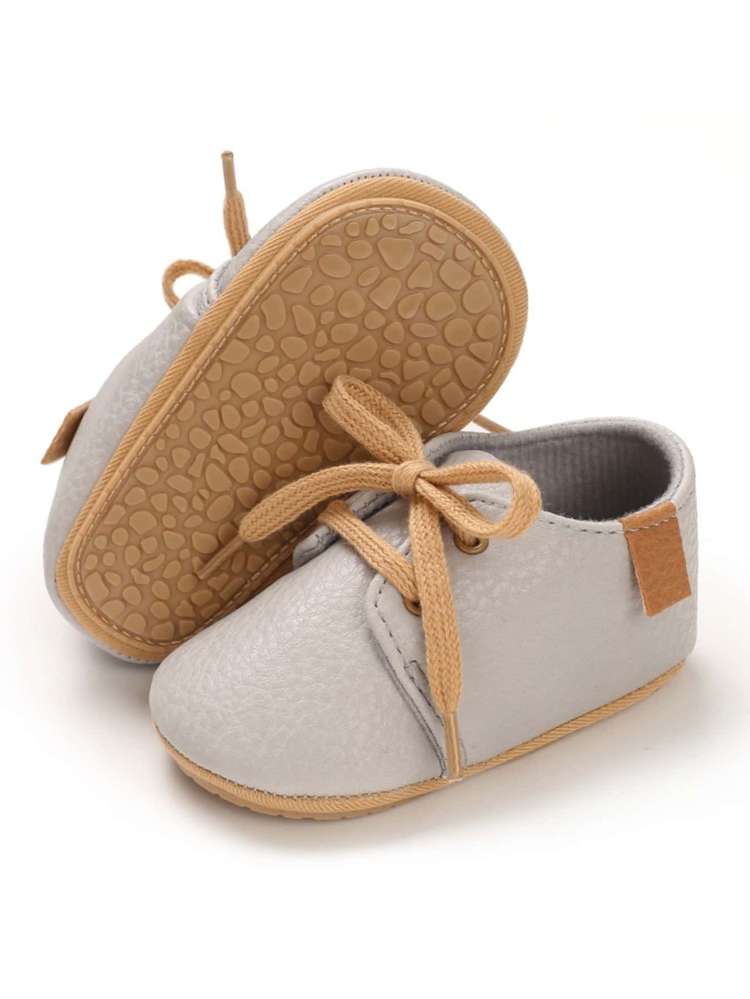   Plain Baby Shoes(0-2) 4636