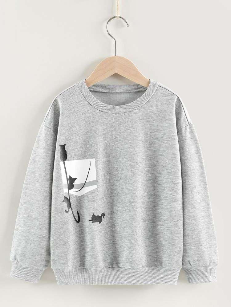  Regular Light Grey Girls Clothing 8