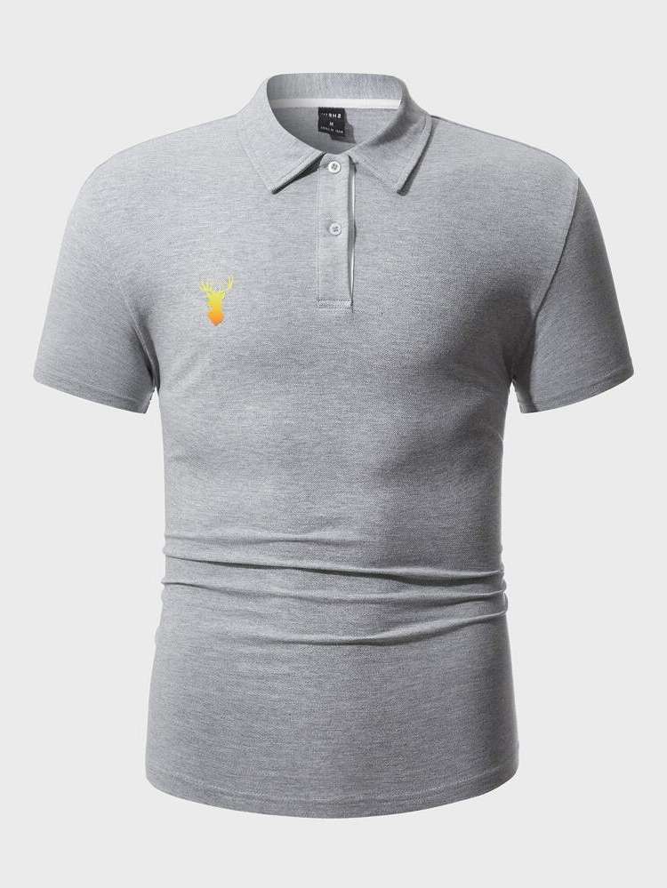  Polo Animal Casual Men Polo Shirts 809