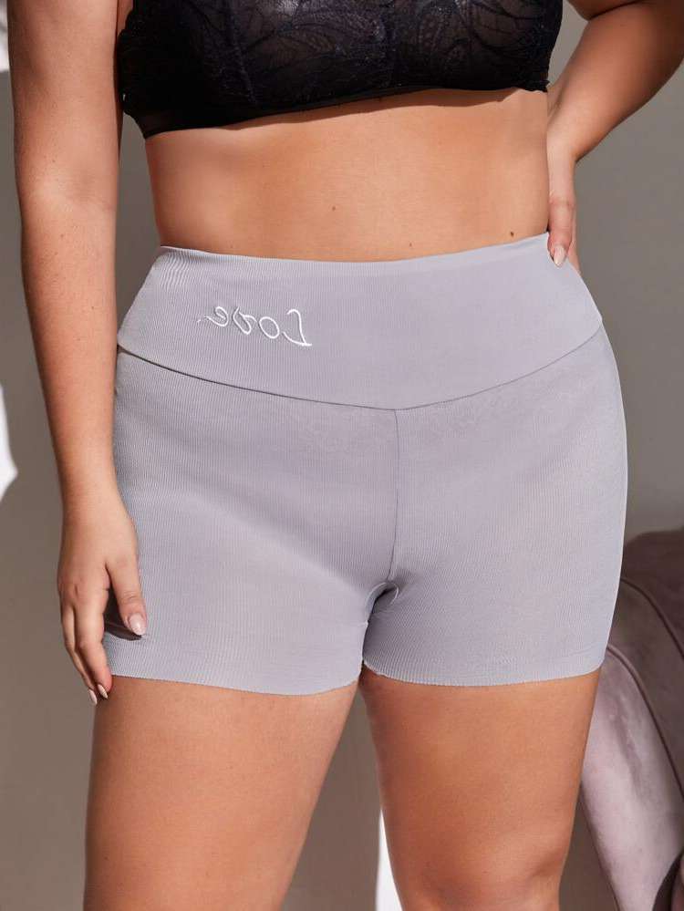   Light Grey Women Plus Intimates 9044