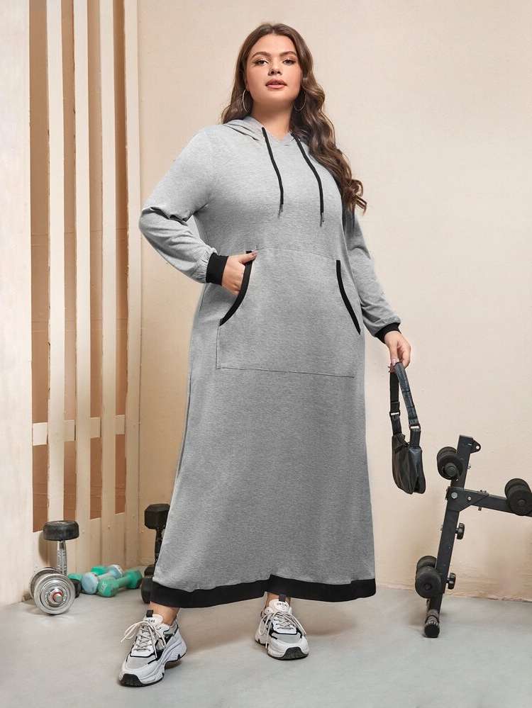  Casual Long Sleeve Regular Fit Plus Size Sweatshirts 7399