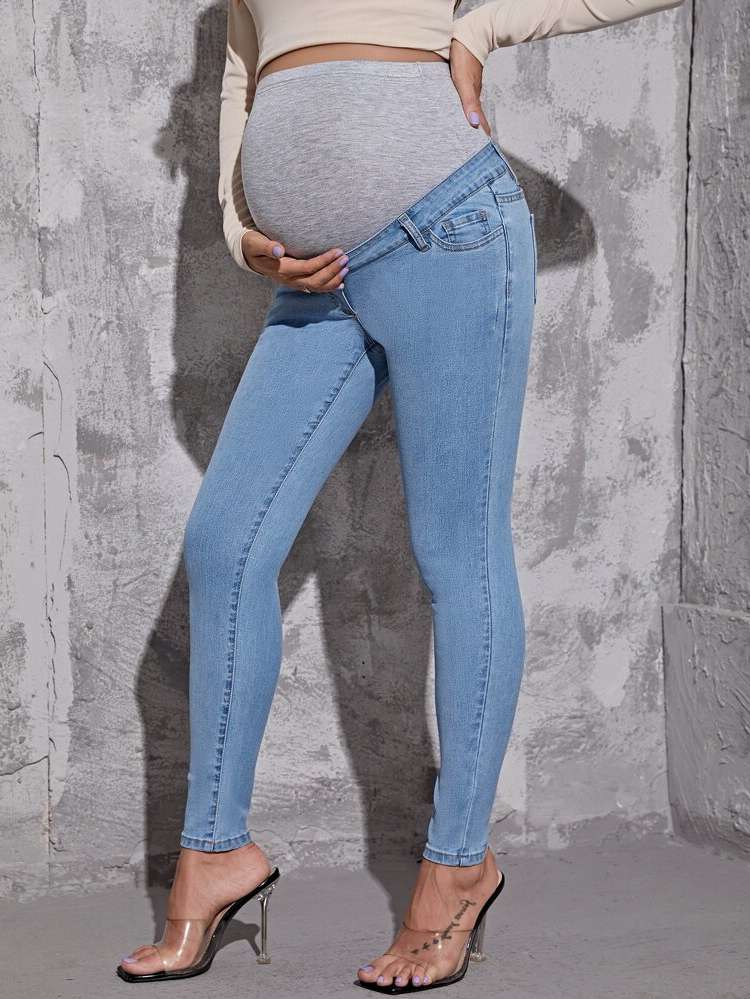   Pocket Maternity Denim 7588