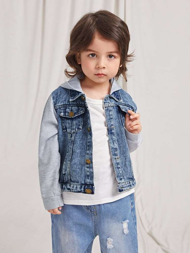  Regular Pocket Hooded Kids Clothing 9248