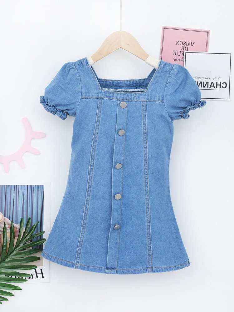  Light Wash Dressy Slim Fit Toddler Girls Clothing 7765