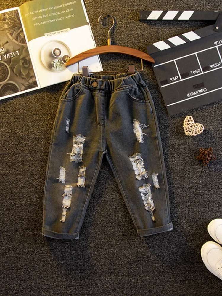  Long Ripped Toddler Boy Jeans 9828