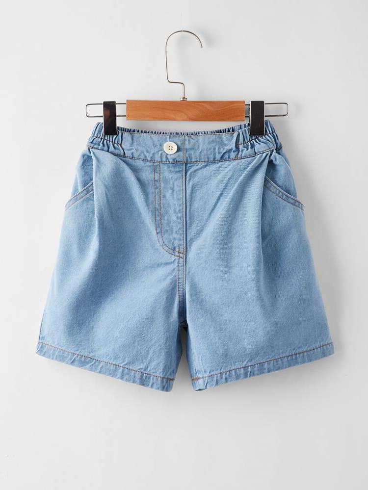 Plain  Pocket Kids Clothing 4894