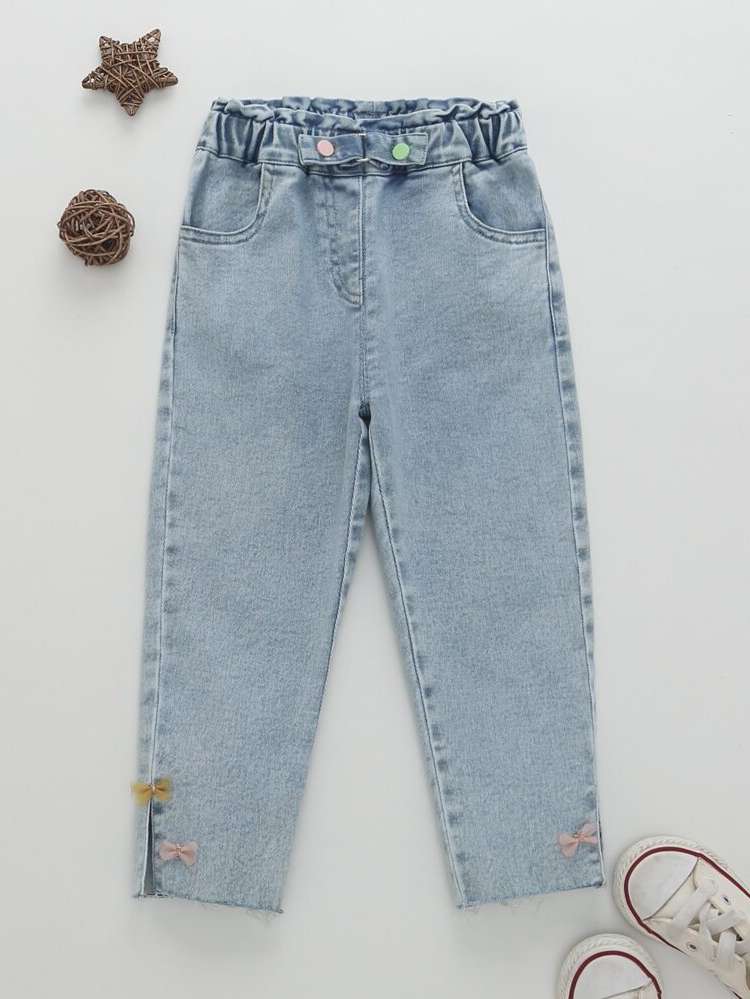 Split Regular Fit Toddler Girl Jeans 1224