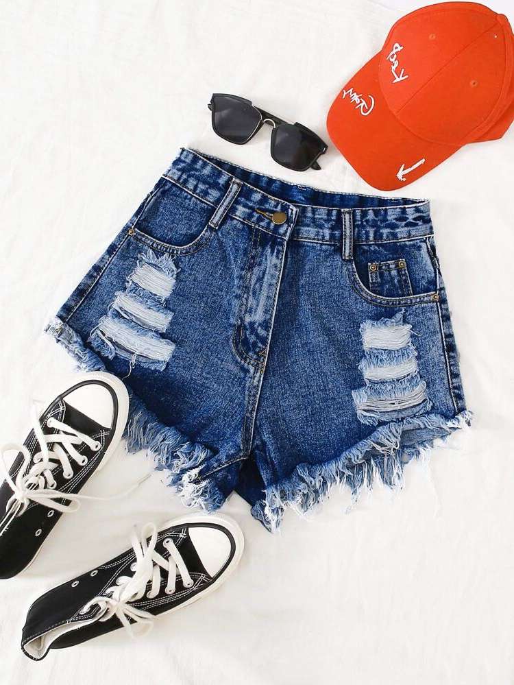   Regular Fit Women Denim Shorts 3411