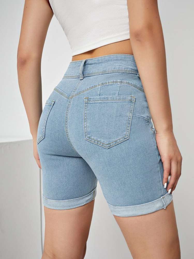 Skinny  Women Denim Shorts 8732