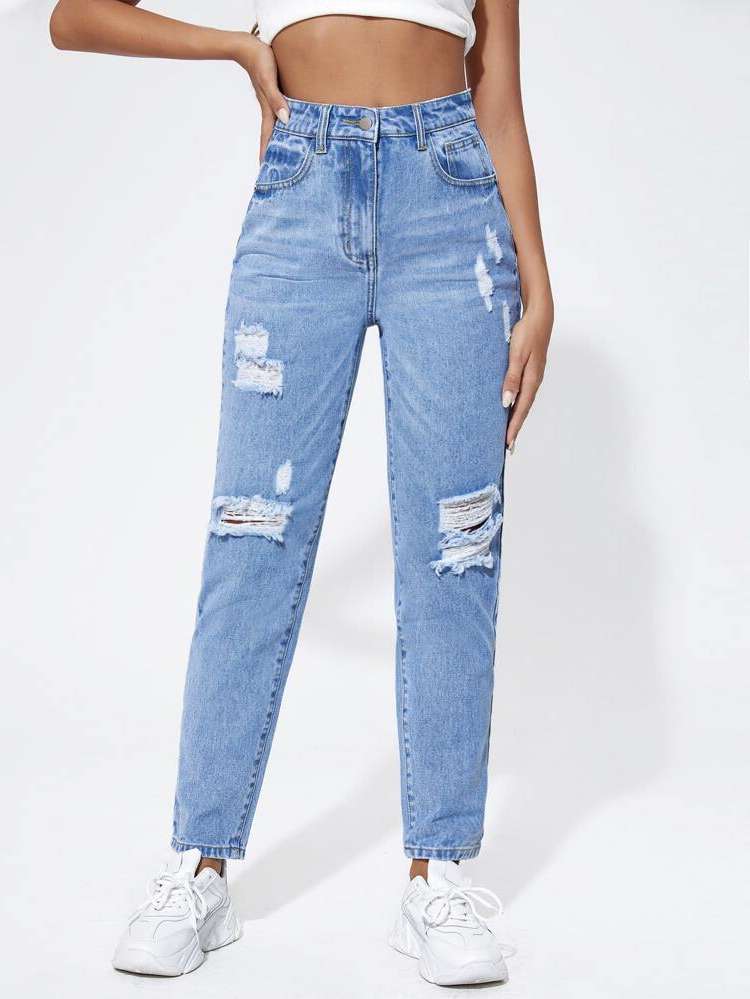 Ripped  Women Denim 5342