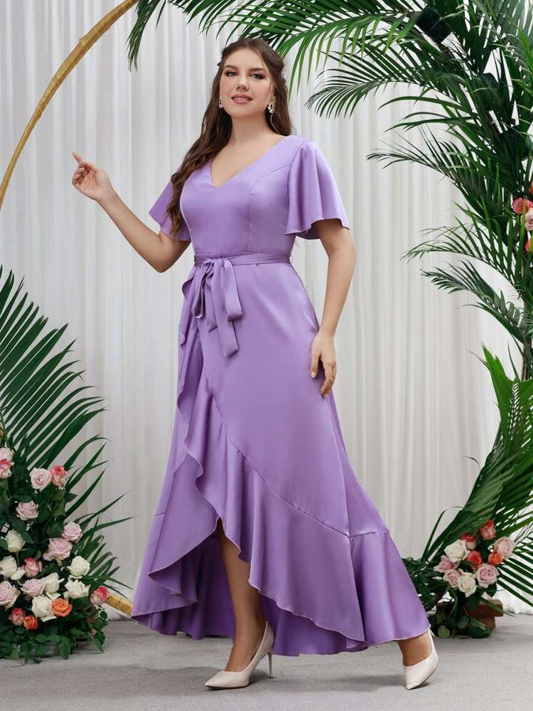  Short Sleeve Wrap Plain Wedding  Special 8050