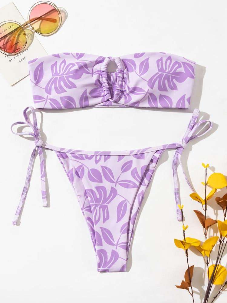 Lilac Purple Boho  Women Beachwear 1992