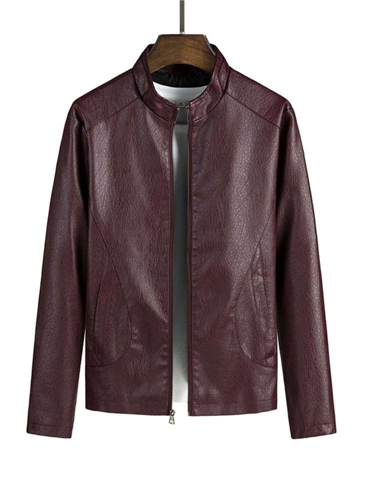  Regular Fit Street Maroon Men Coats 9162