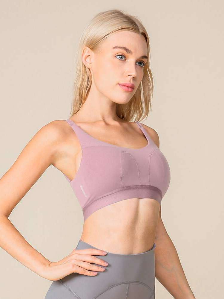  Scoop Neck Backless Plain Women Sports Intimates 996