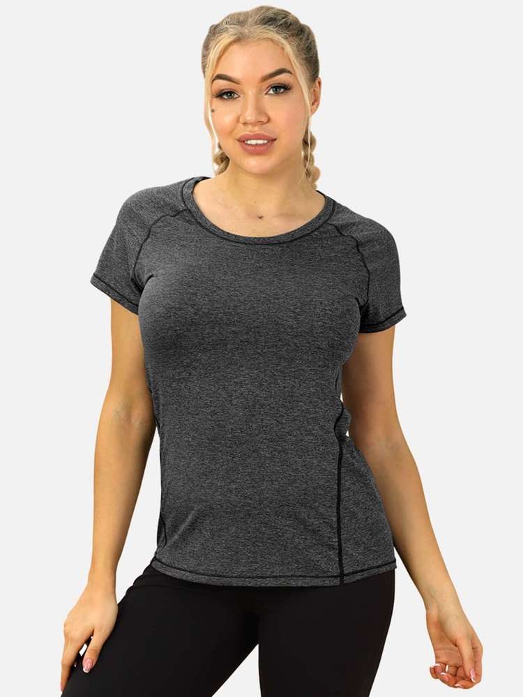  Regular Short Sleeve Women Activewear 1244