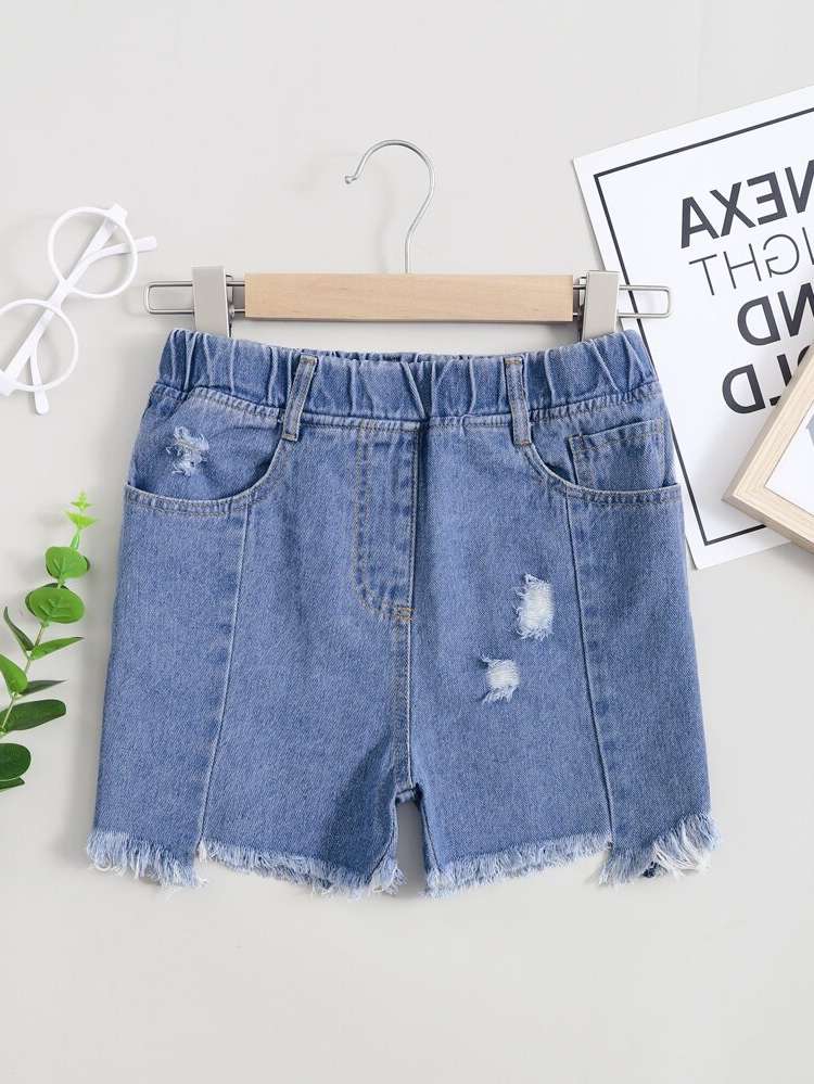  Medium Wash Plain Girls Denim 5515