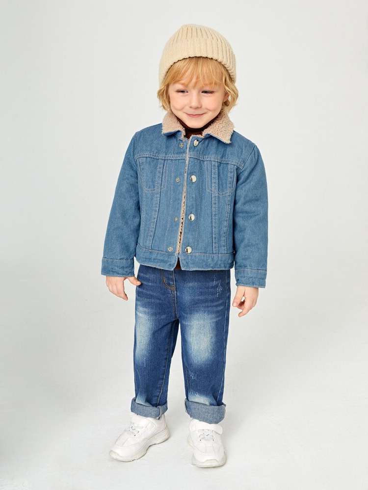  Button Front Casual Regular Toddler Boys Clothing 964