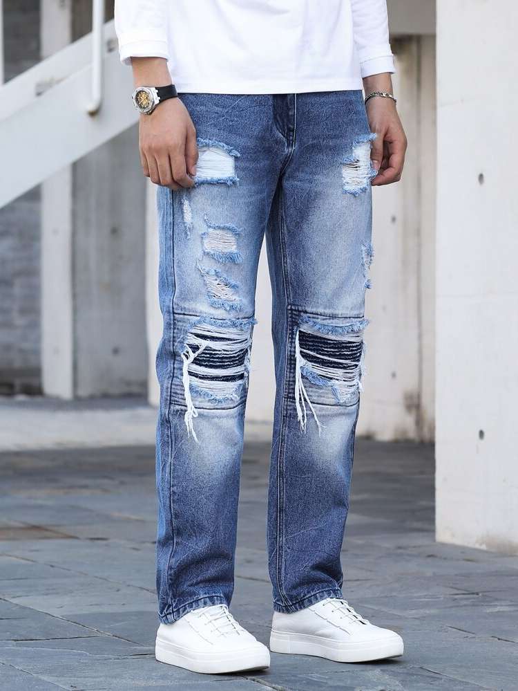  Medium Wash Regular Fit Men Denim 5750