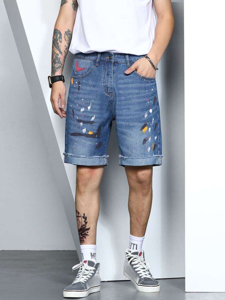   Men Denim Shorts 1291